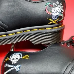 Doc Dr. Martens 1461 Souvenir Shoes Black Leather Sz 4 Men Sz 5 Women NIB Dr. Martens | Shoes | Doc Dr Martens 461 Souvenir Shoes  main image 2